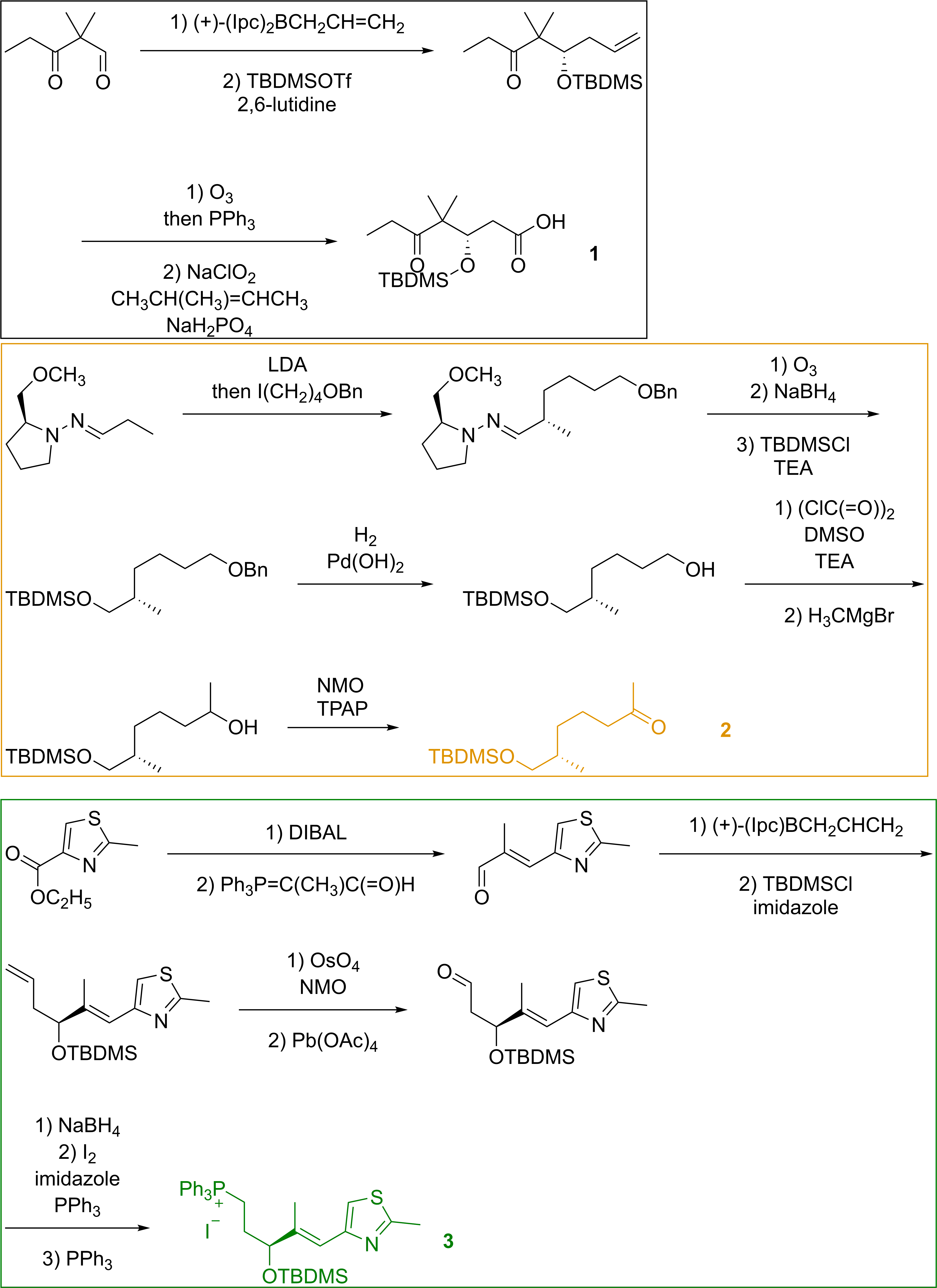 Construction Of Building Blocks For Nicolaou's Total - Handwriting (4660x6391), Png Download