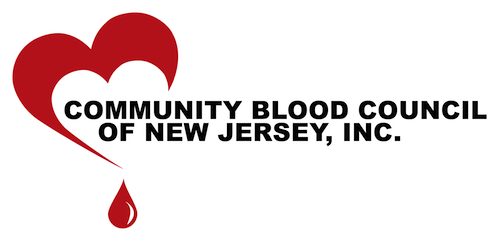 Communityblood Logo Sm - Community Blood Council Of Nj (500x241), Png Download