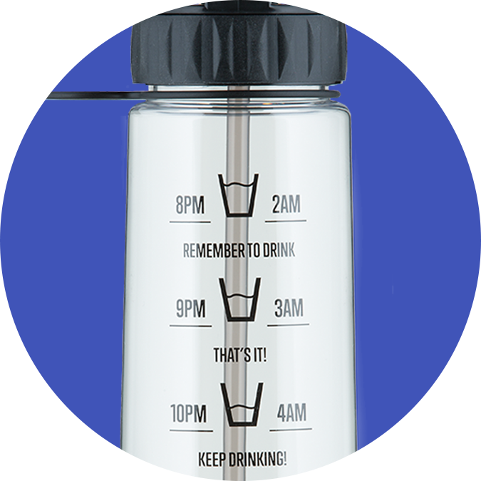 Close Up Of The Perfect Water Bottle For The Night - Water Bottle (675x675), Png Download