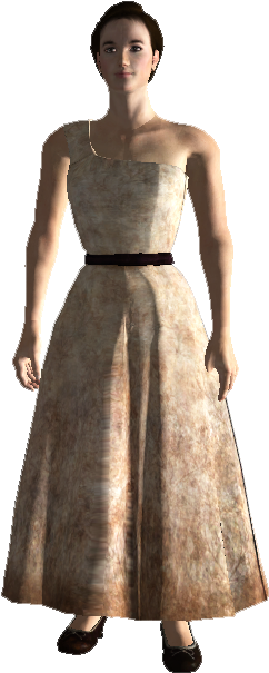 You Make Me Feel Like A Woman - Fallout 3 Dress (281x622), Png Download