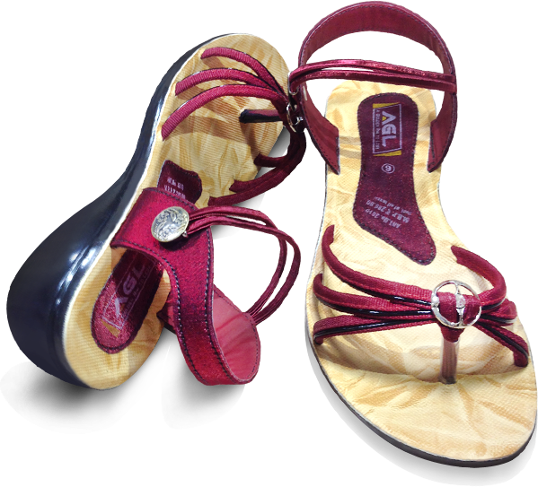 Agl Footcare, A Trusted Name In The Footwear Industry - Slide Sandal (599x543), Png Download