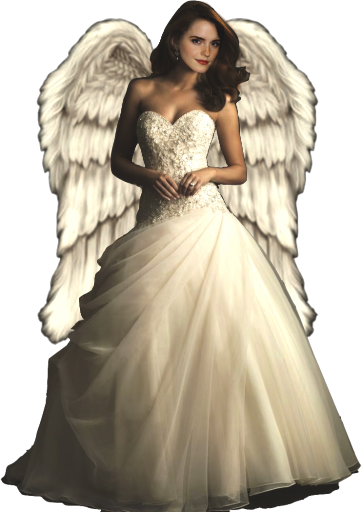 Female Angel Png Download Image - Hermione Granger And Draco Malfoy (725x1024), Png Download