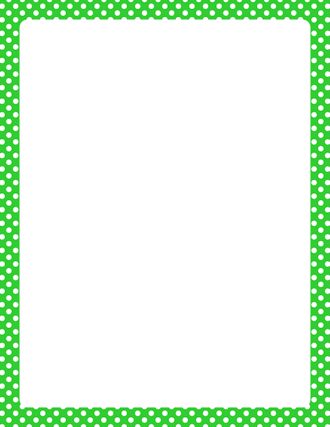 Lime Border Frame Png Hd - Purple Polka Dot Border (470x608), Png Download