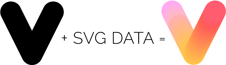 This Font Combines The Standard Font With Gradients - Svg Fonts (856x431), Png Download