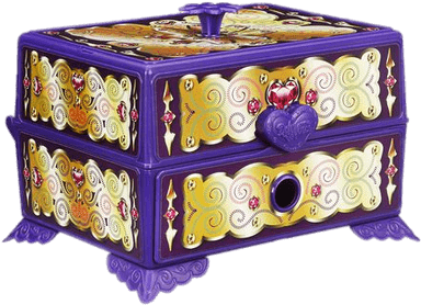 Purple Jewelry Box - Doh Vinci Secret Sparkle Jewellery Box (400x400), Png Download