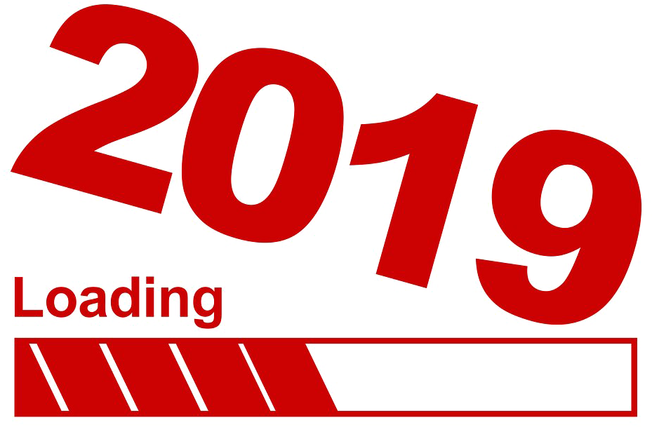 2019 New Year Text Free Download Png - 2019 Png (960x668), Png Download