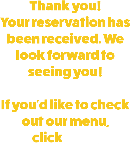 Thank You Your Reservation Has Been Received - Thank You For Your Reservation (547x583), Png Download