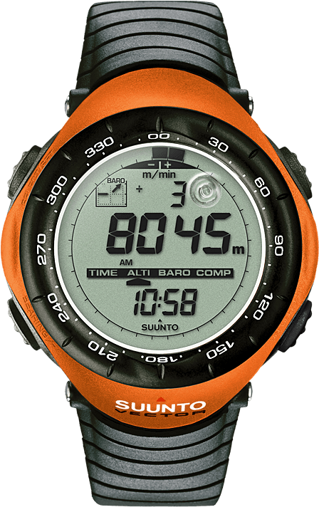 This Page Contains All Info About Suunto Vector Watch - Suunto Vector Orange (800x800), Png Download