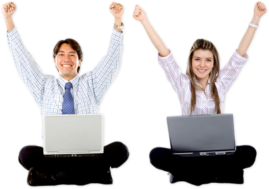 Online Business Success - Online Business Image Png (527x370), Png Download