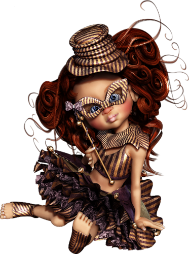 Dolls - Illustration (373x500), Png Download