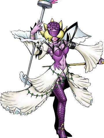 Vulcan Creation 2 Sarasvati - Digimons Mujeres (360x480), Png Download