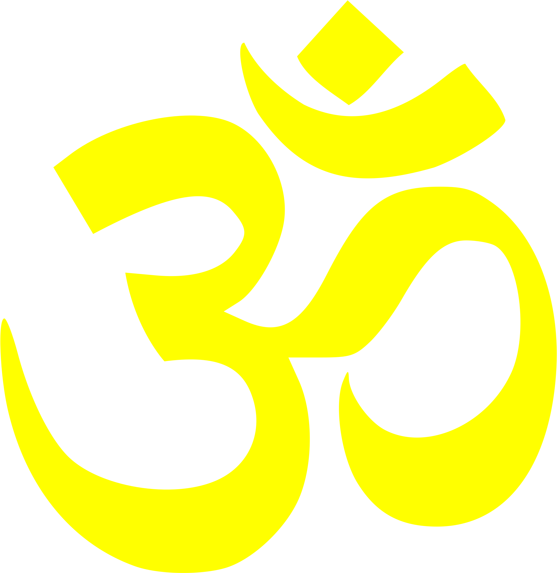 Open - Red Om Square Car Magnet 3" X 3" (2000x2062), Png Download
