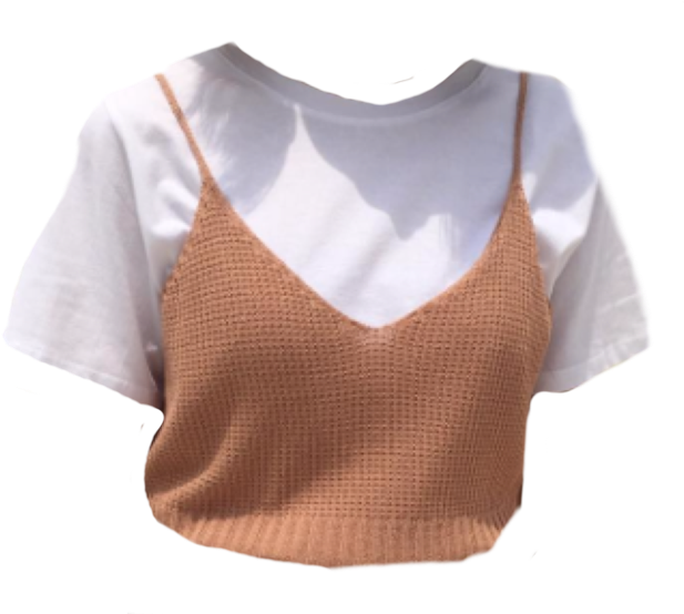 Aesthetic Shirt Pink Cute Artsy Sticker Png Edit Tumblr - Aesthetic Outfit Transparent Png (640x553), Png Download