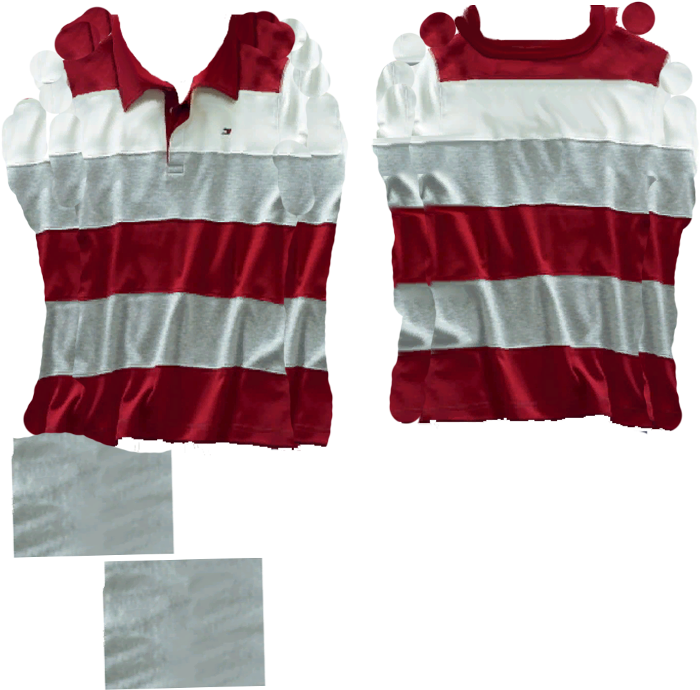 Red Striped Shirt - Clothing (1024x1024), Png Download