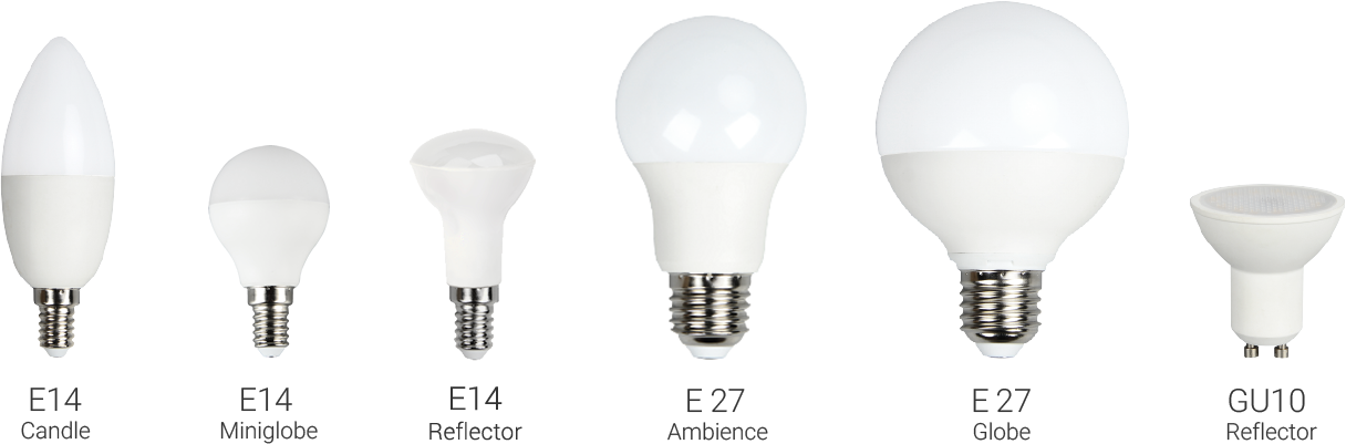 Our Easydim-bulbs - Incandescent Light Bulb (1216x401), Png Download