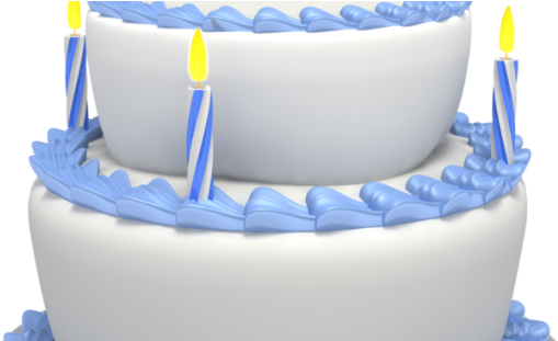 Birthday Cake 800 Clr - Red White & Blue Birthday Cake Png (620x310), Png Download