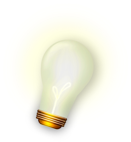 Forgetmenot Bulbs - Incandescent Light Bulb (457x493), Png Download