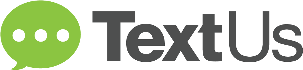 Business-class Text Messaging™ - Text Us Logo (1109x294), Png Download