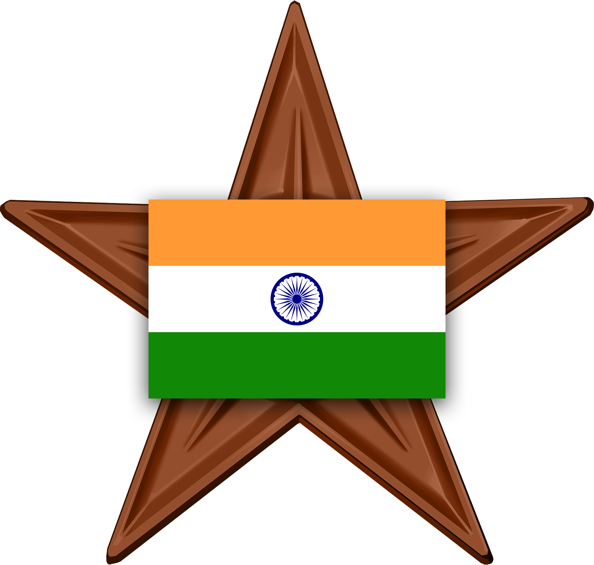 Indian Barnstar Hires - India Flag (2000x1900), Png Download
