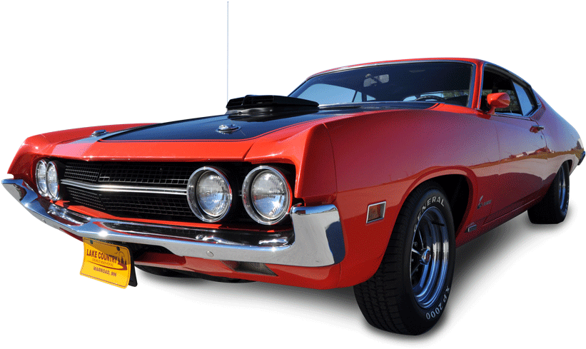 429 Torino Cobra - Antique Car (900x598), Png Download
