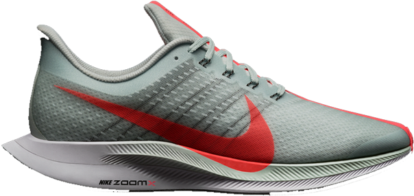 Men's - Men's Nike Zoom Pegasus 35 Turbo Running Shoe (615x285), Png Download