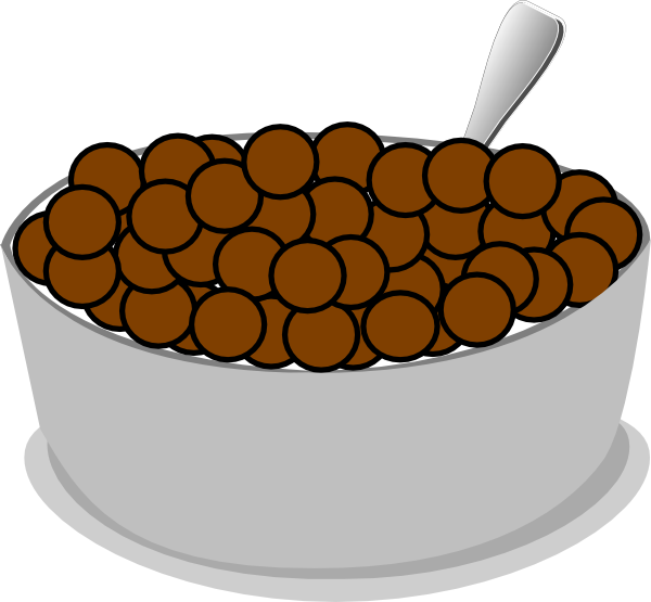 Bowl Spoon Cereal Svg Clip Arts 600 X 555 Px (600x555), Png Download