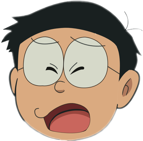 Nobita Head (468x461), Png Download