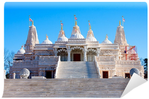 Hindu Mandir Temple Made Of Marble Wall Mural • Pixers® - Hindu Temple (400x400), Png Download