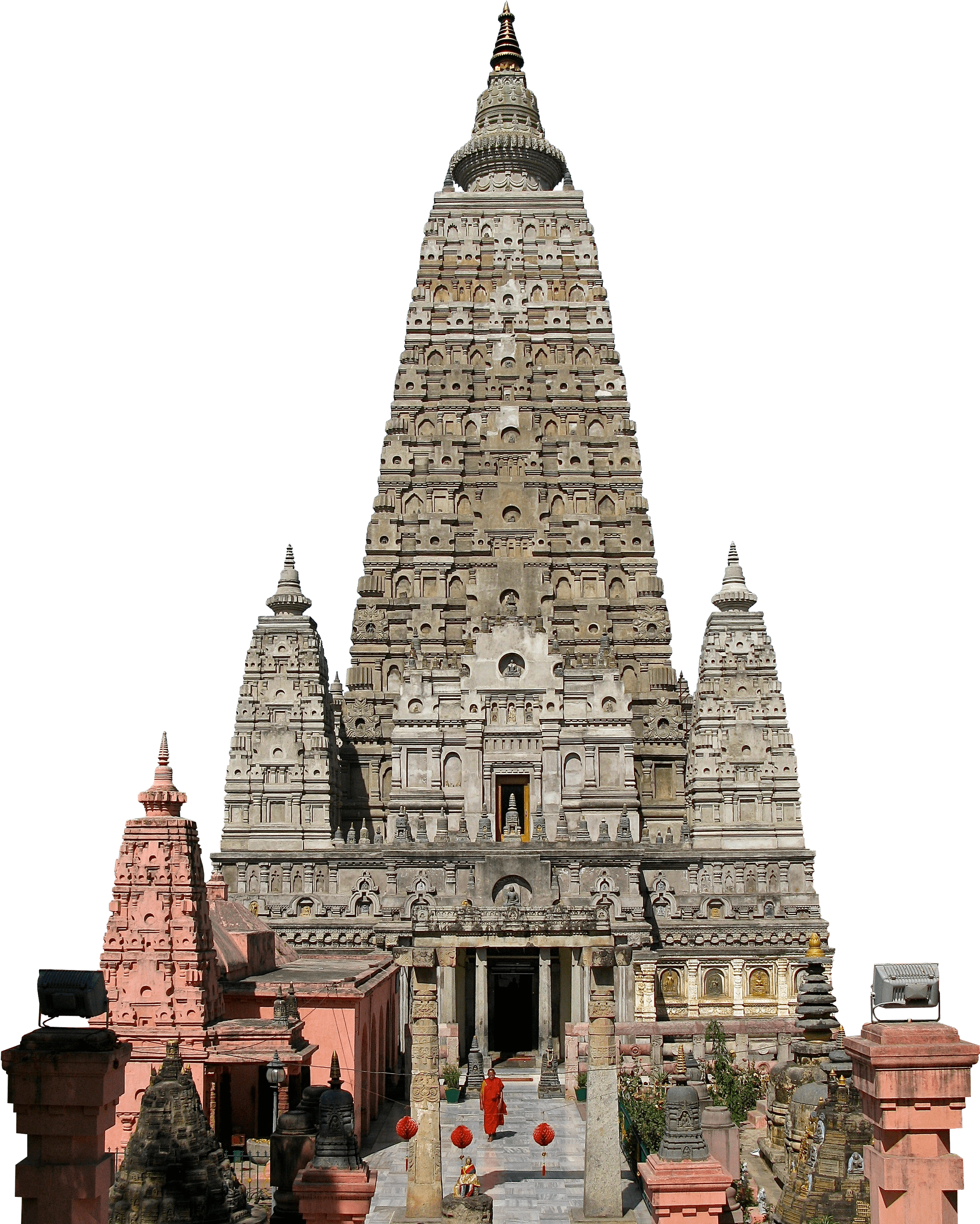 Mahabodhi Temple (2454x3000), Png Download