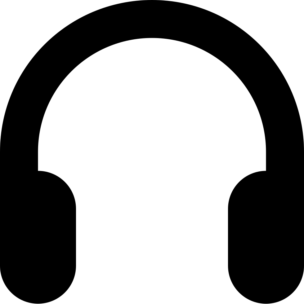 Earphone Line Comments - Headphones Icon Svg (980x981), Png Download