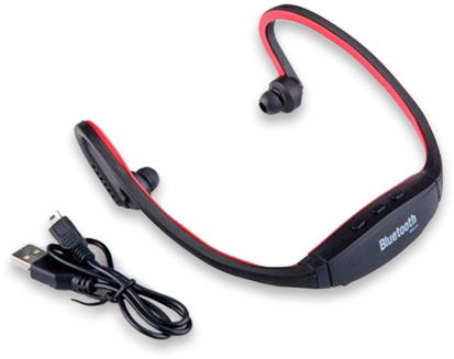 S9 Sport Wireless Bluetooth 3.0 Earphone - Blue (620x620), Png Download