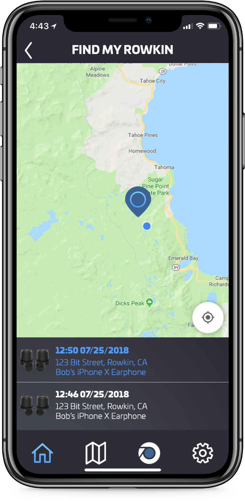 Ascent Iphonex Screen Png 2x - Iphone (1000x2165), Png Download