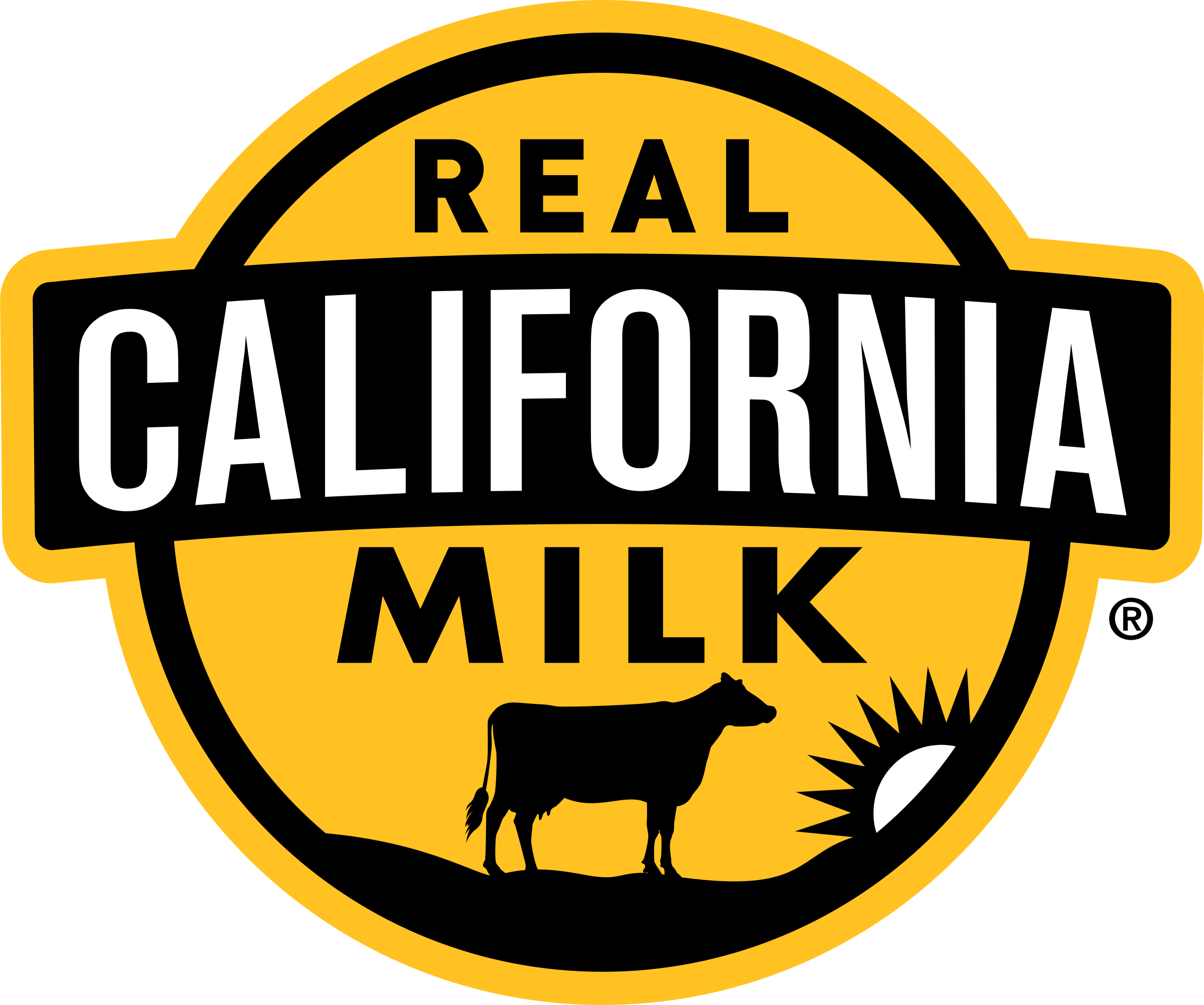 Real California Milk Logo Png Transparent - Real California Milk (2400x2003), Png Download