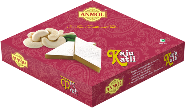 Kaju Katli 250g - Turkish Delight (600x525), Png Download