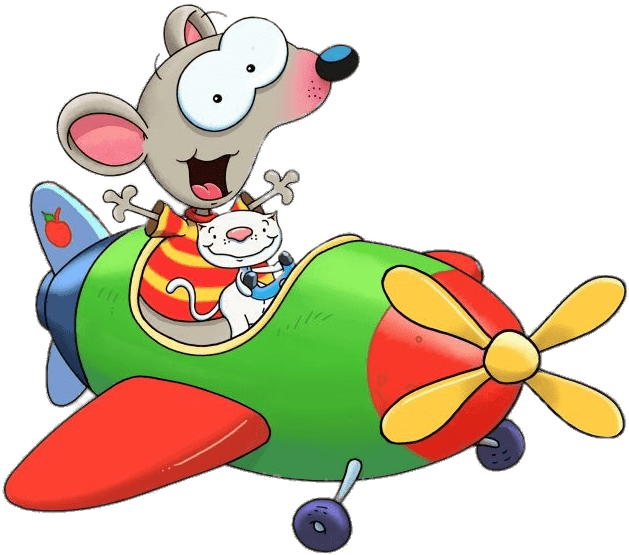 Download - Toopy And Binoo Plane (640x640), Png Download