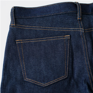Men Selvedge Slim-fit Jeans - Jeans (530x350), Png Download