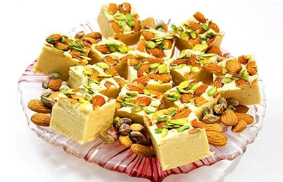 Sohan Papdi 500gm - Soan Papdi (400x400), Png Download
