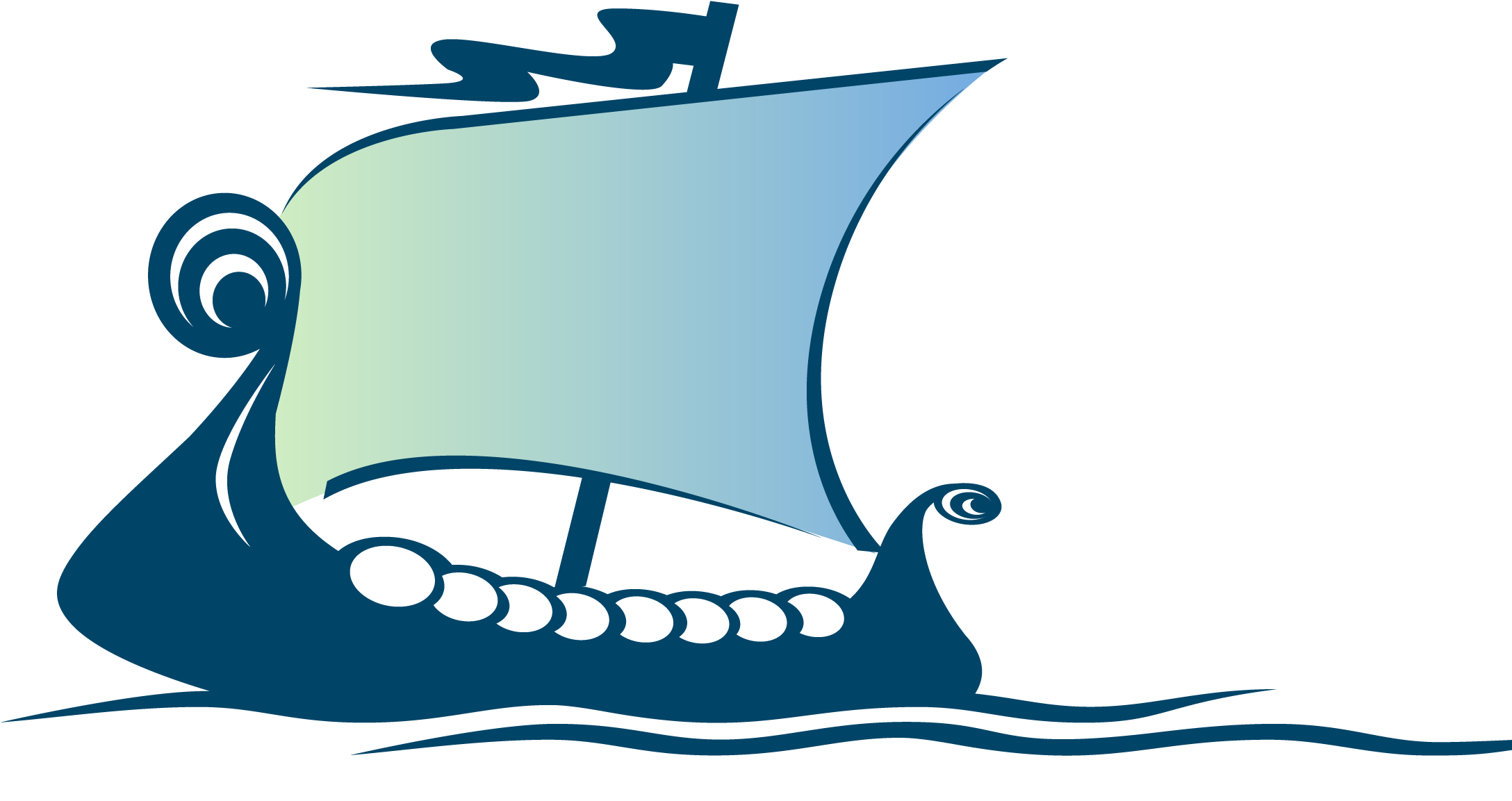Sailing Ship Clipart Key - River Dragon Boat Vector (2403x1685), Png Download