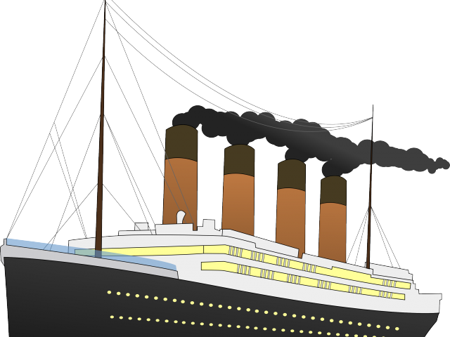 Ship Clipart Cute - Titanic Clipart (640x480), Png Download