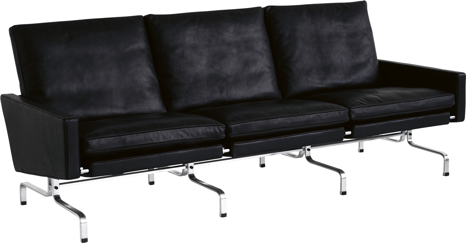 Pk31, Sofa, 3-seater - Fritz Hansen Pk31 3-seater Sofa (1600x1840), Png Download