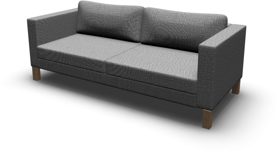 Karlstad Three-seat Sofa By Ikea - Chaise Ikea Png (1000x1000), Png Download