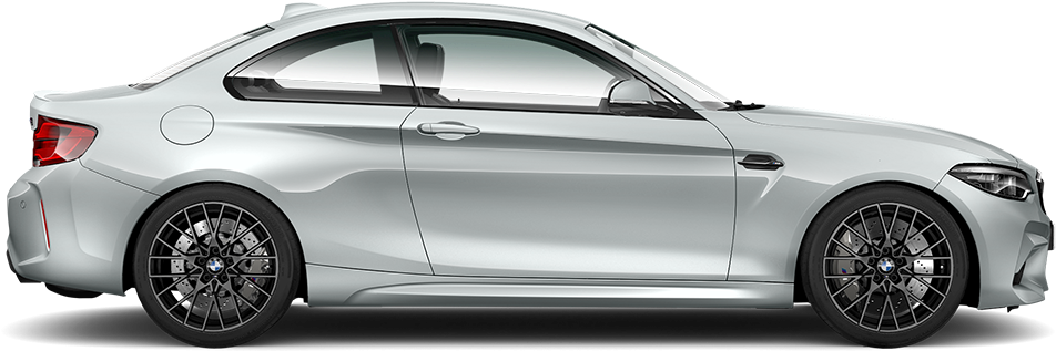 New Car Img - M2 Competition Alpine White (1004x450), Png Download