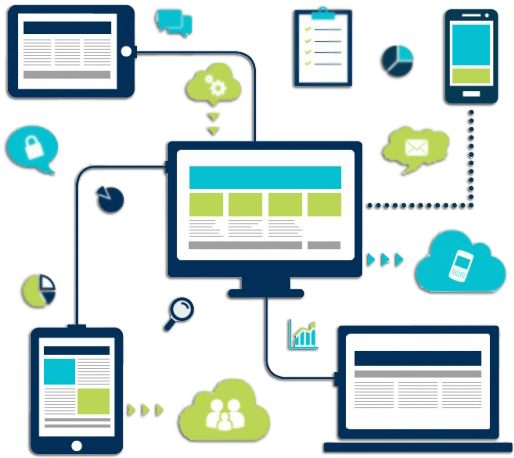 We Fabricate Appropriate Web Application Solutions - Web Based Application (576x520), Png Download