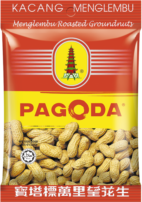 Menglembu - Roasted Peanuts (groundnuts) - Pagoda (738x797), Png Download