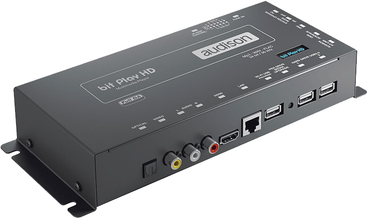 In Car Hd Media Player Of The Year 2014 - Audison Bit Play (800x521), Png Download