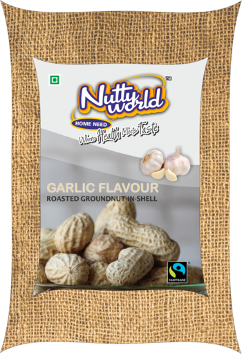In-shell Garlic Groundnut - Peanut (350x511), Png Download