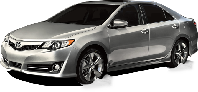 Toyota Camry 2014 15 (672x314), Png Download