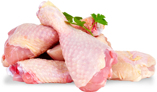 Fried Chicken - Raw Chicken Wings Png (637x399), Png Download