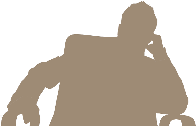 Businessman1 - Silhouette (670x431), Png Download