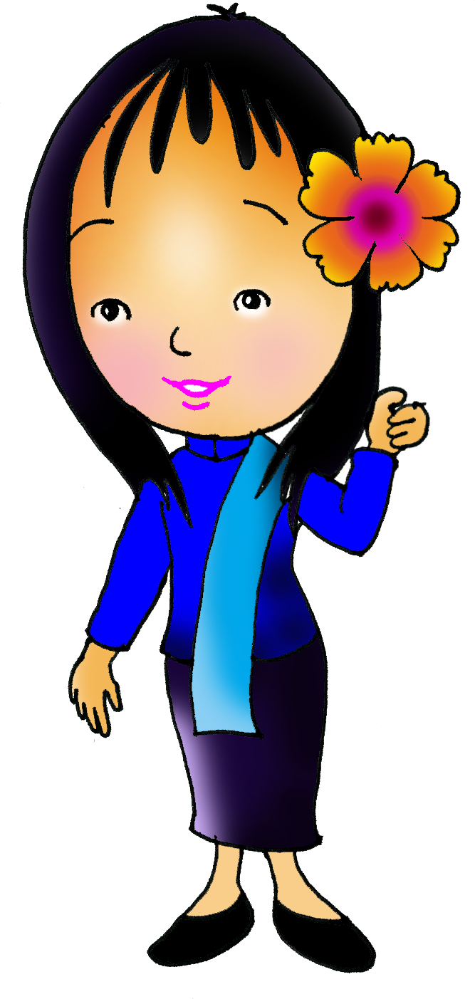 Thai Cartoon Png - การ์ตูน ไทย Png Gif (667x1403), Png Download